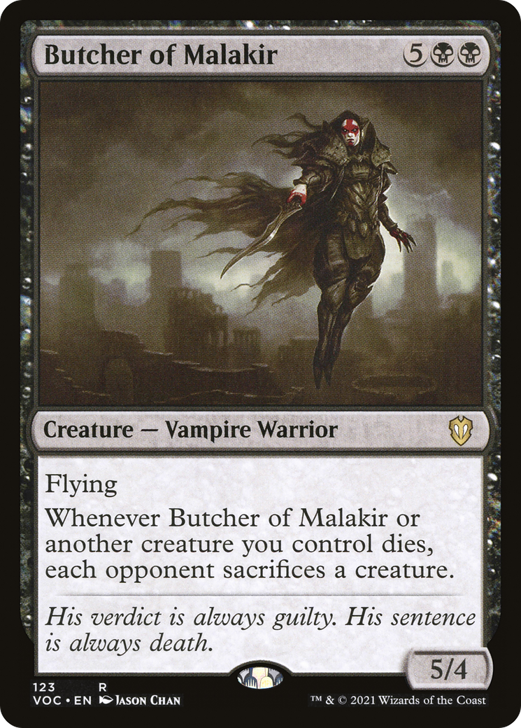{R} Butcher of Malakir [Innistrad: Crimson Vow Commander][VOC 123]