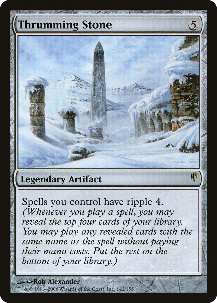 {R} Thrumming Stone [Coldsnap][CSP 142] - Misty Mountain Games