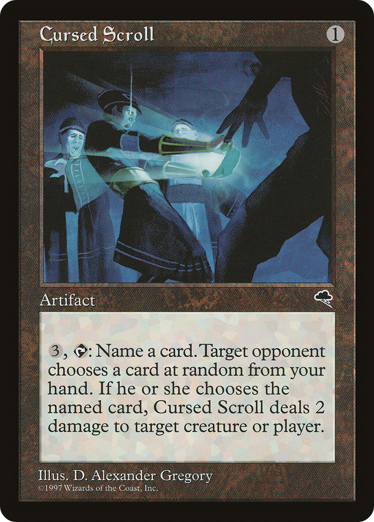 {R} Cursed Scroll [Tempest][TMP 281] - Misty Mountain Games