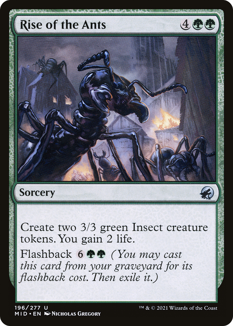 {C} Rise of the Ants [Innistrad: Midnight Hunt][MID 196]