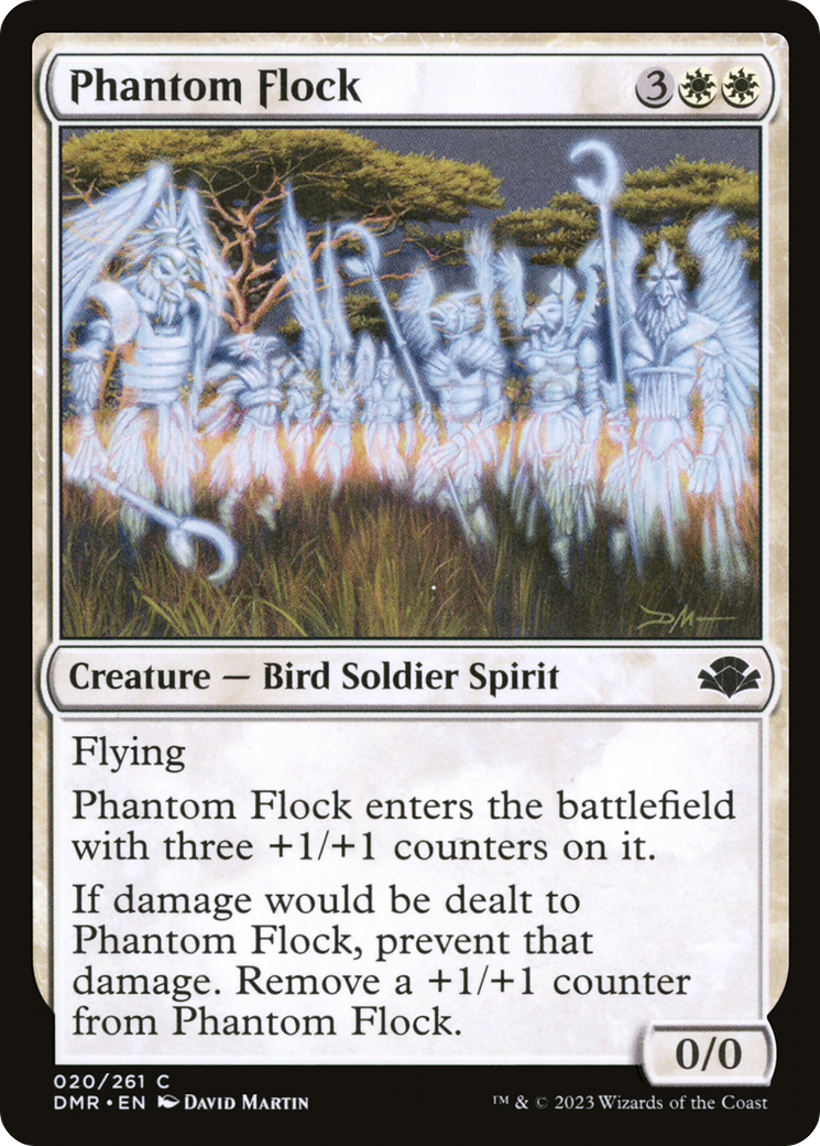 {C} Phantom Flock [Dominaria Remastered][DMR 020]