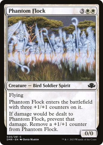 {C} Phantom Flock [Dominaria Remastered][DMR 020]
