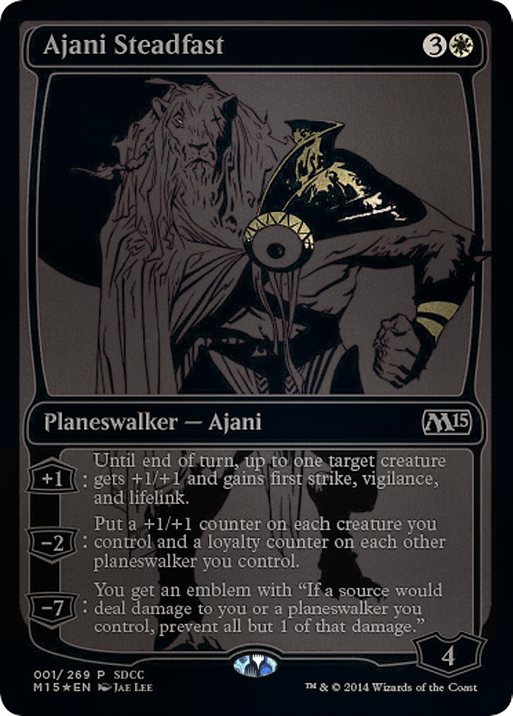 {R} Ajani Steadfast [San Diego Comic-Con 2014][PA SD14 001] - Misty Mountain Games