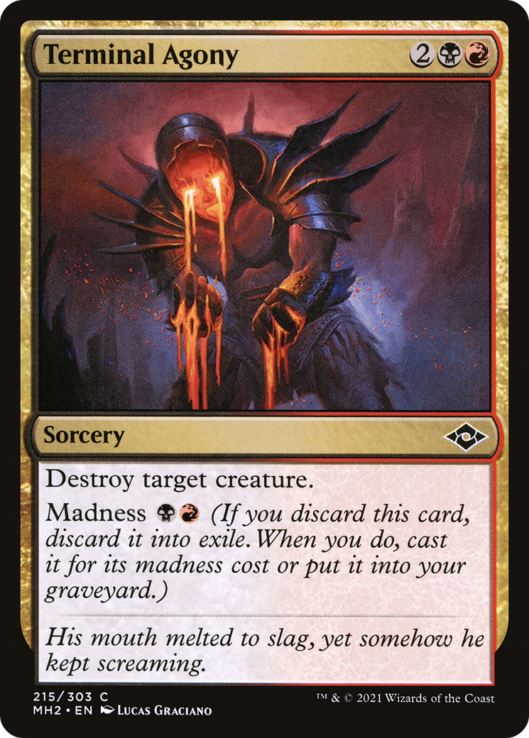 {C} Terminal Agony (Foil) [Modern Horizons 2] [MH2 215]