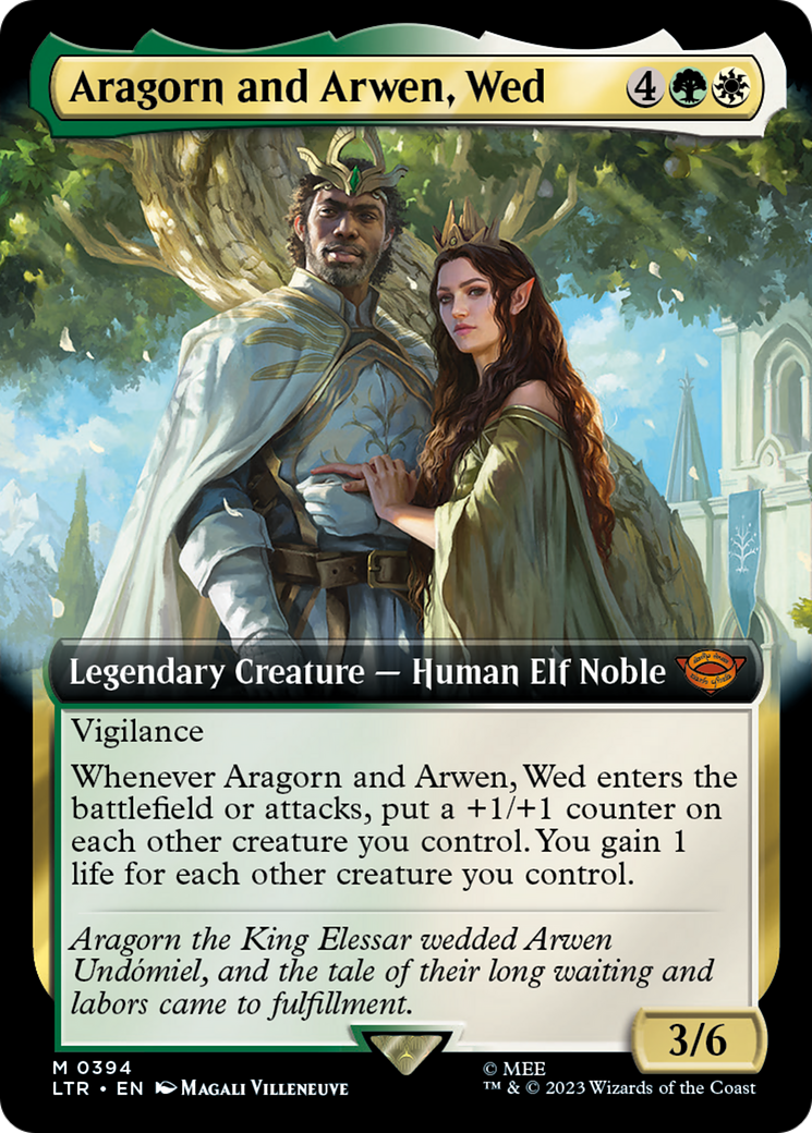 {R} Aragorn and Arwen, Wed (Extended Art) [The Lord of the Rings: Tales of Middle-Earth][LTR 394]