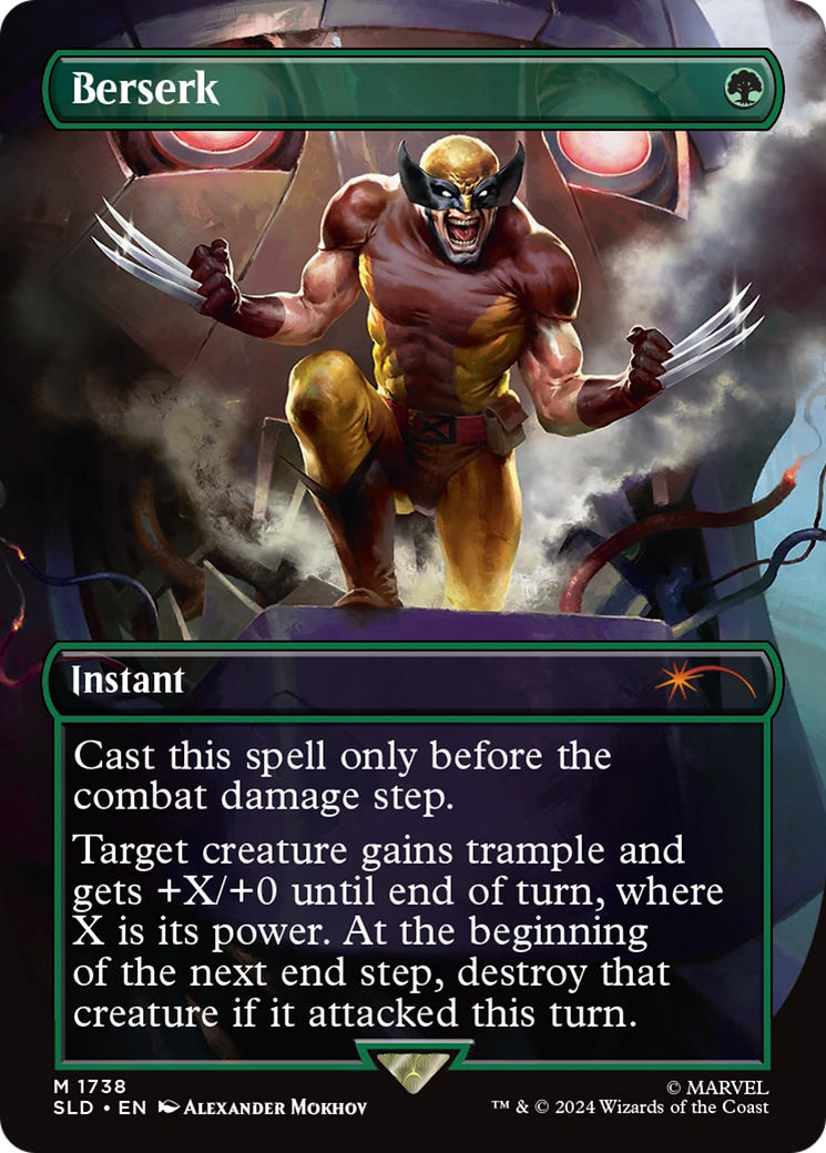 {R} Berserk (1738) (Rainbow Foil) [Secret Lair Drop Series][RBF SLD 1738]