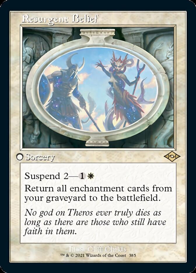 {R} Resurgent Belief (Retro Foil Etched) [Modern Horizons 2][RF ET MH2 385]