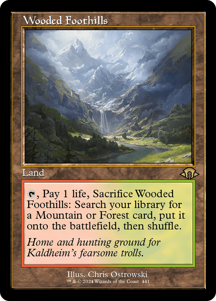 {R} Wooded Foothills (Retro) [Modern Horizons 3][MH3 441]