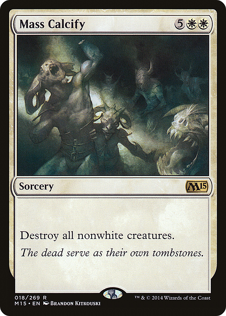 {R} Mass Calcify [Magic 2015][M15 018] - Misty Mountain Games
