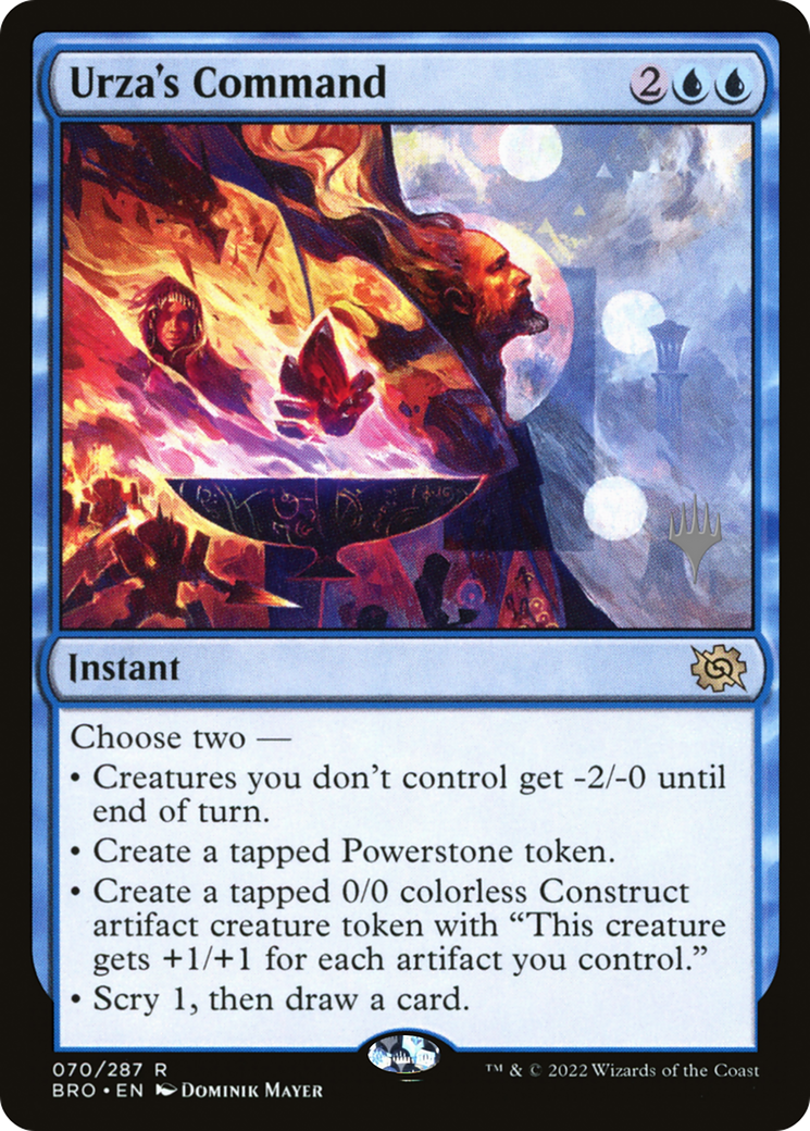 {R} Urza's Command [The Brothers' War: Promo Pack][PP BRO 070]