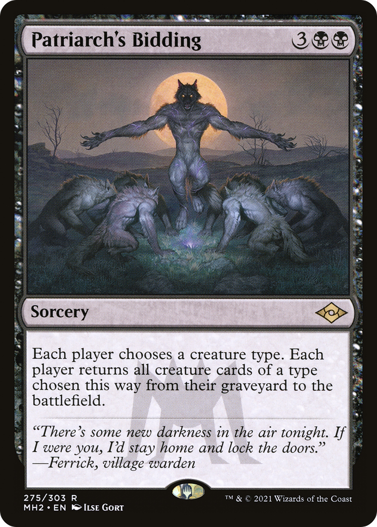 {R} Patriarch's Bidding (Foil) [Modern Horizons 2] [MH2 275]