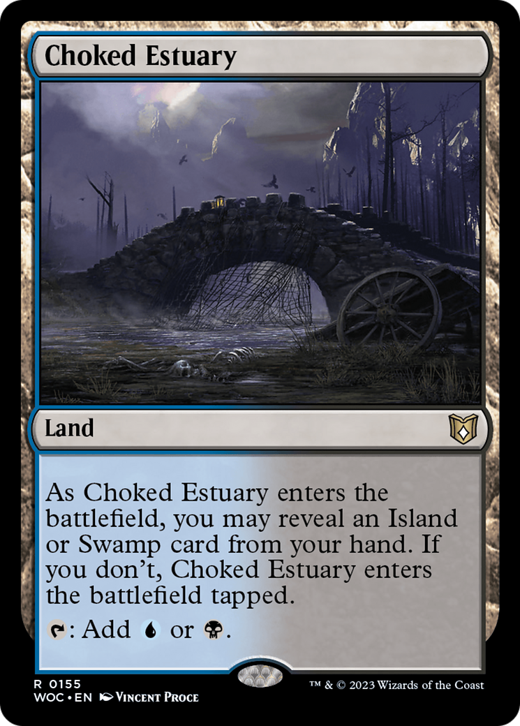 {R} Choked Estuary [Wilds of Eldraine Commander][WOC 155]