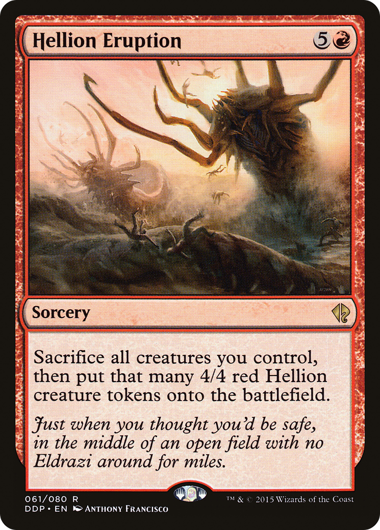 {R} Hellion Eruption [Duel Decks: Zendikar vs. Eldrazi][DDP 061]