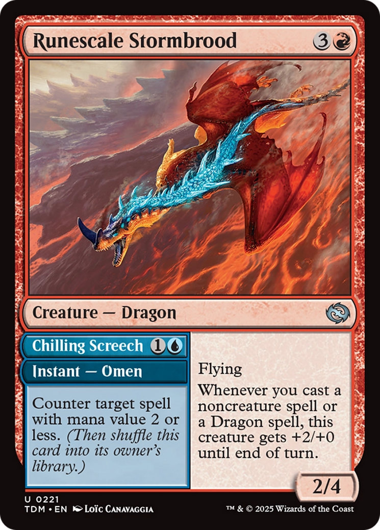 {@C} Runescale Stormbrood [Tarkir: Dragonstorm][TDM 221]