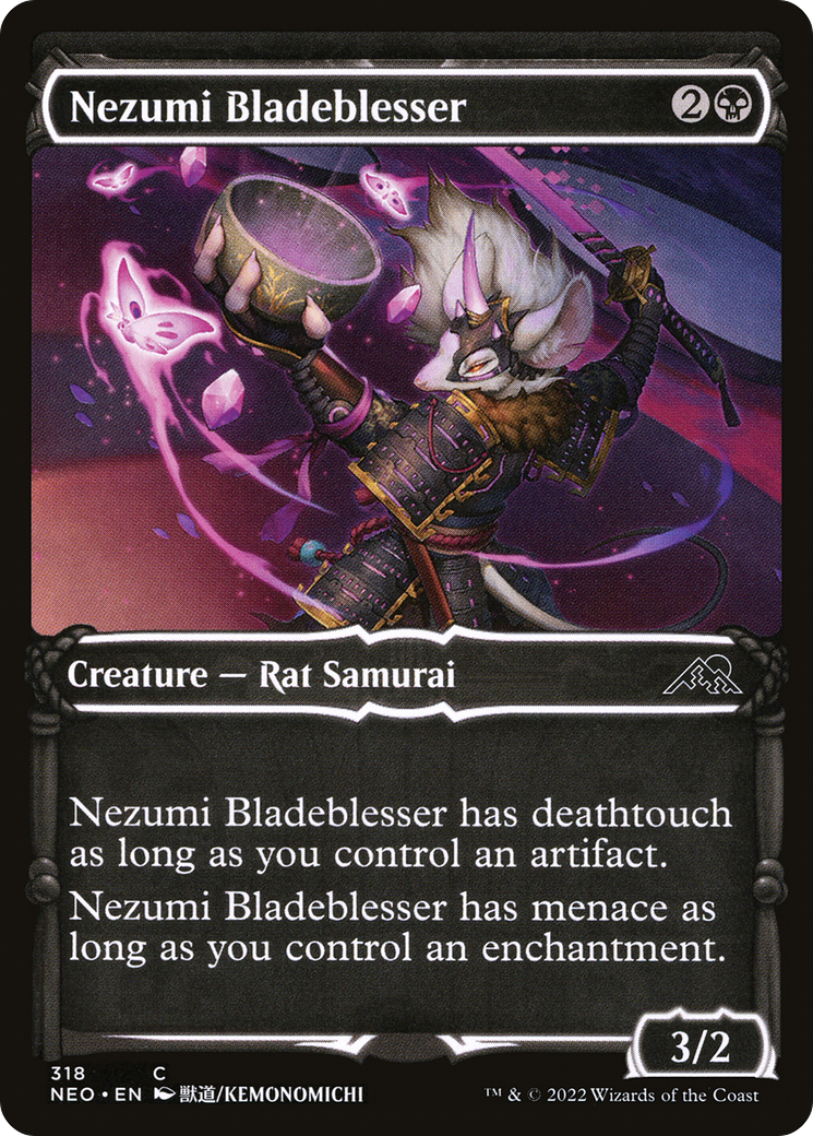 {C} Nezumi Bladeblesser (Showcase Samurai) [Kamigawa: Neon Dynasty][NEO 318]