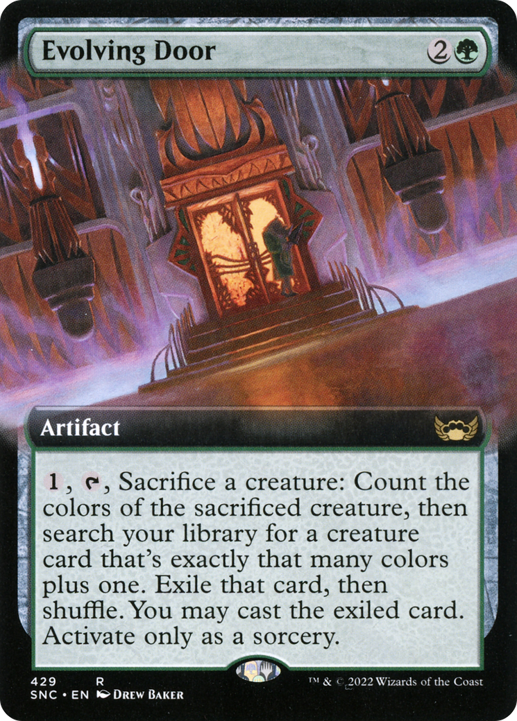 {R} Evolving Door (Extended Art) [Streets of New Capenna][SNC 429]