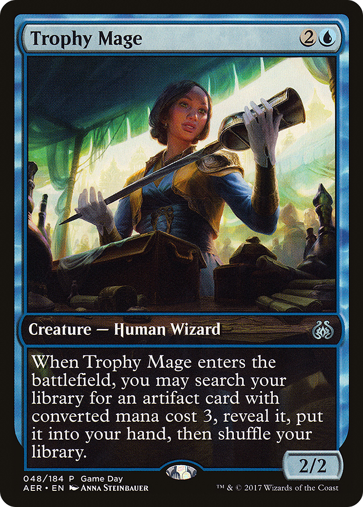 {C} Trophy Mage (Game Day) [Aether Revolt Promos][PA AER 048] - Misty Mountain Games