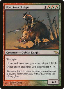 {R} Boartusk Liege [Shadowmoor][SHM 202] - Misty Mountain Games