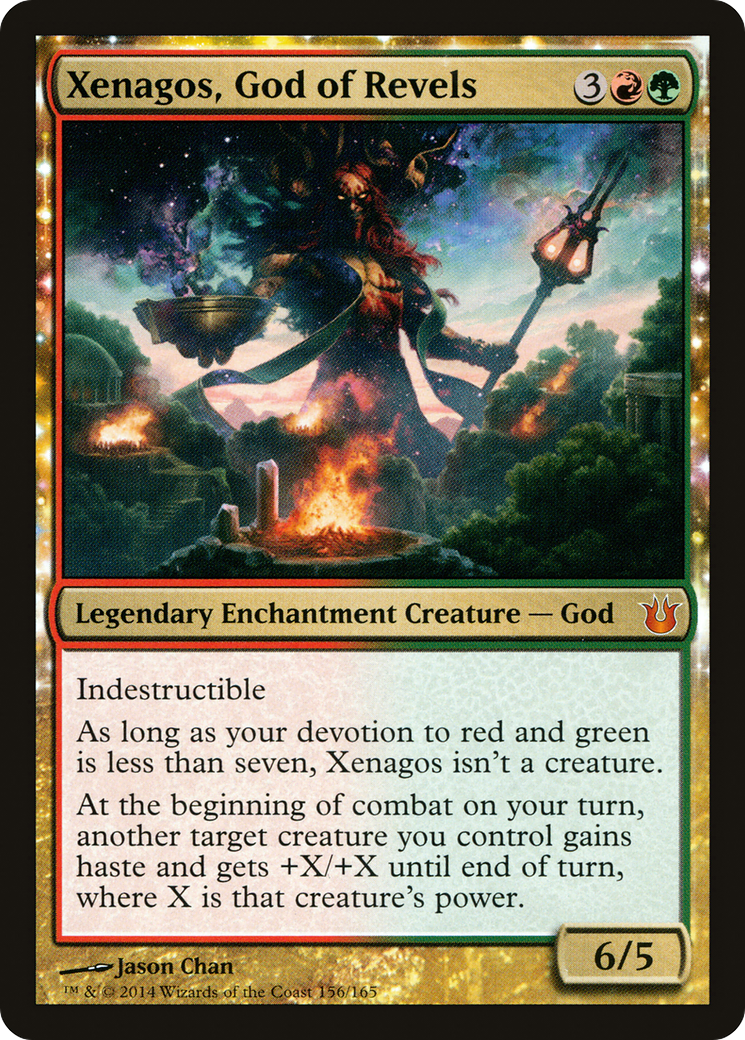{R} Xenagos, God of Revels [Born of the Gods][BNG 156]