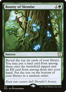 {R} Bounty of Skemfar [Kaldheim Commander][KHC 012]