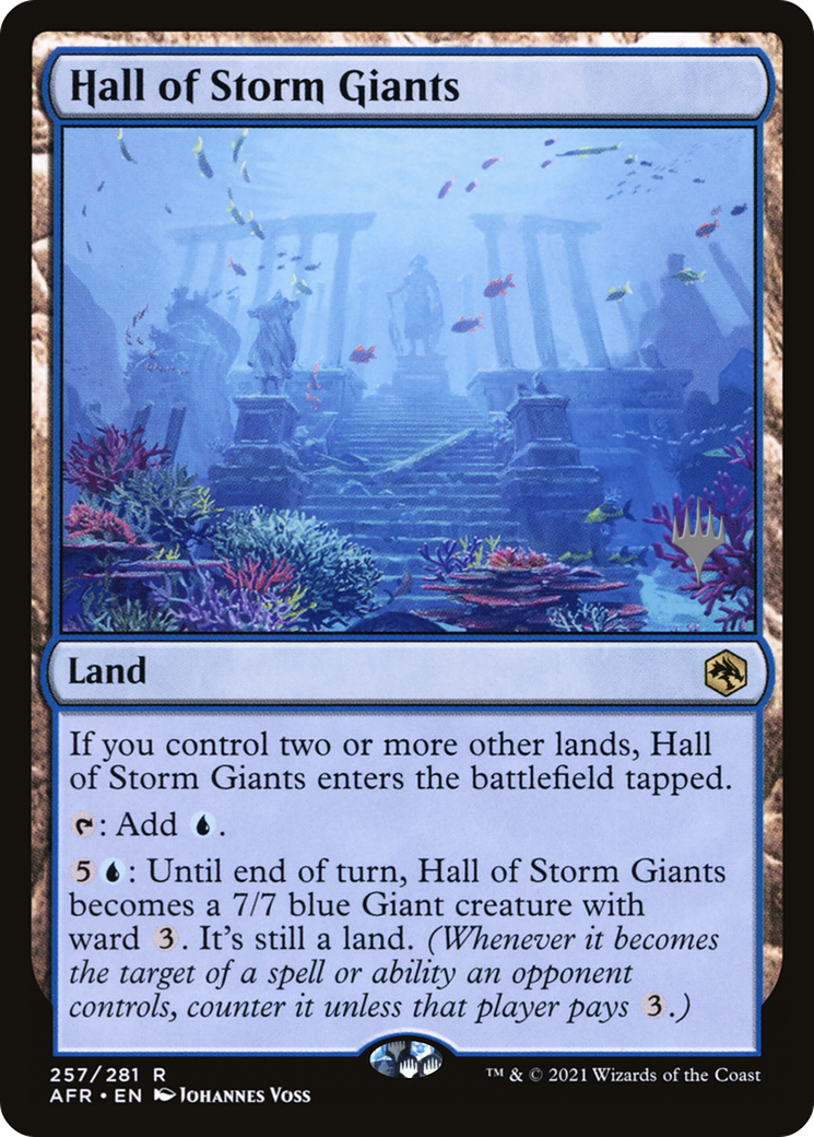 {R} Hall of Storm Giants (Promo Pack) [Dungeons & Dragons: Adventures in the Forgotten Realms Promos][PP AFR 257]