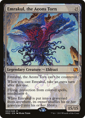 {R} Emrakul, the Aeons Torn [Modern Masters 2015][MM2 003]