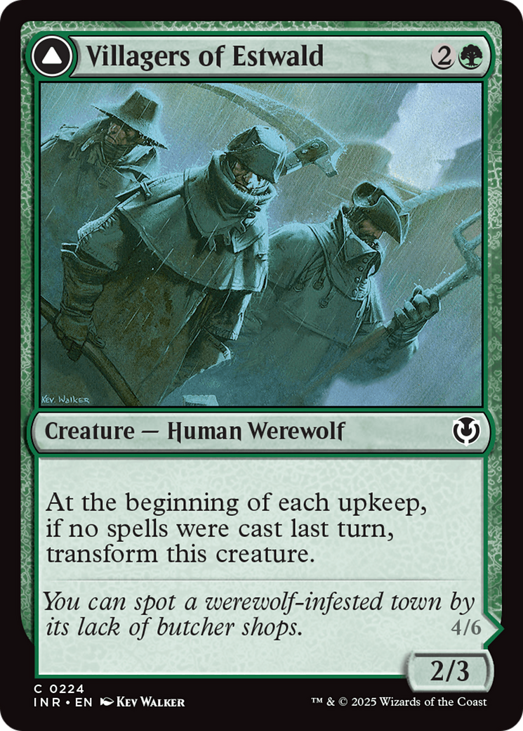{C} Villagers of Estwald // Howlpack of Estwald [Innistrad Remastered][INR 224]