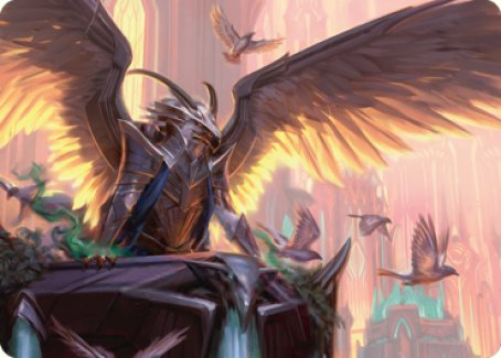 {A} Falco Spara, Pactweaver 1 Art Card [Streets of New Capenna Art Series][ASNC 025]
