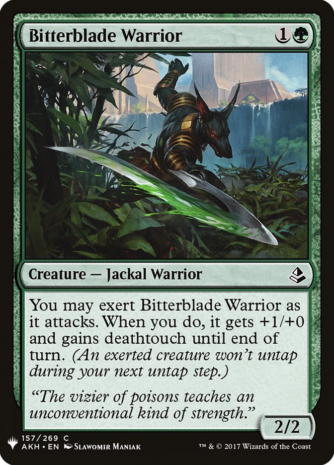 {C} Bitterblade Warrior [Mystery Booster][MB1 AKH 157]