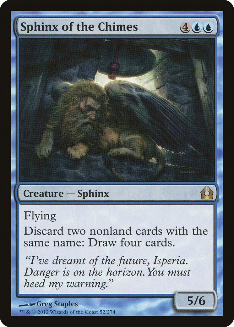 {R} Sphinx of the Chimes [Return to Ravnica][RTR 052] - Misty Mountain Games