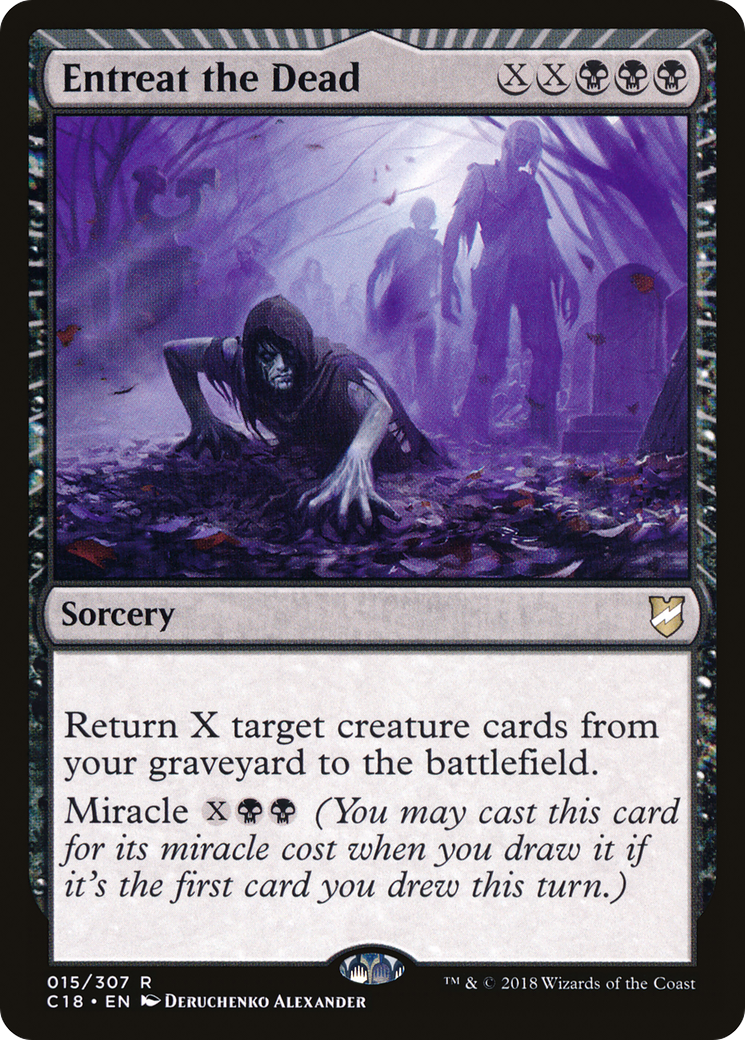 {R} Entreat the Dead [Commander 2018][C18 015]