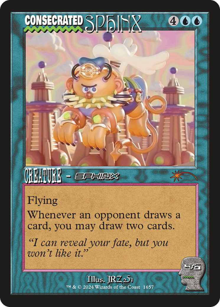 {R} Consecrated Sphinx (1657) (Rainbow Foil) [Secret Lair Drop Series][RBF SLD 1657]