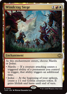 {@R} Windcrag Siege [Tarkir: Dragonstorm][TDM 235]