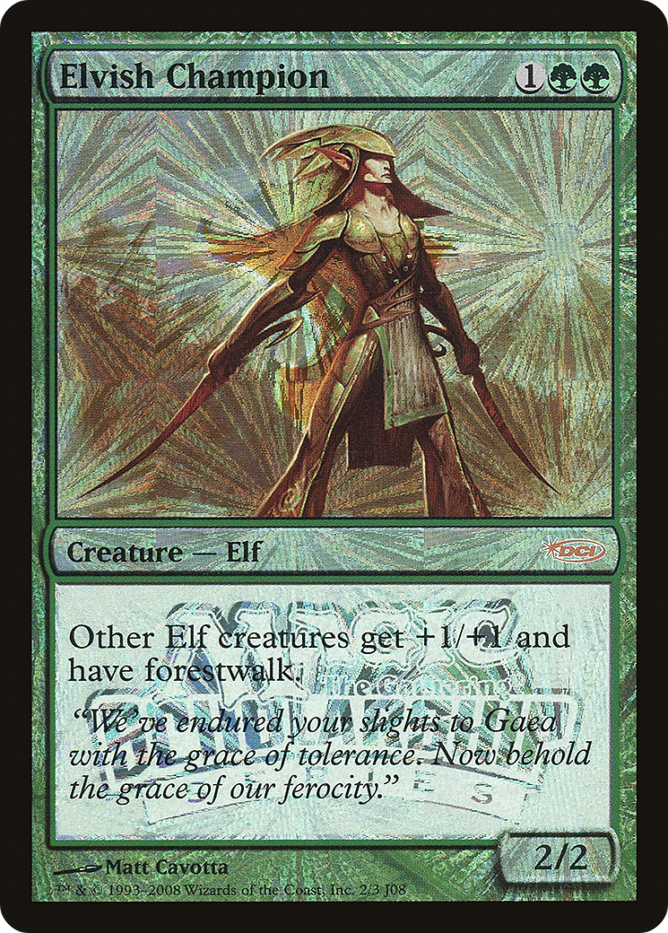 {R} Elvish Champion [Junior Super Series][PA PSUS 017]