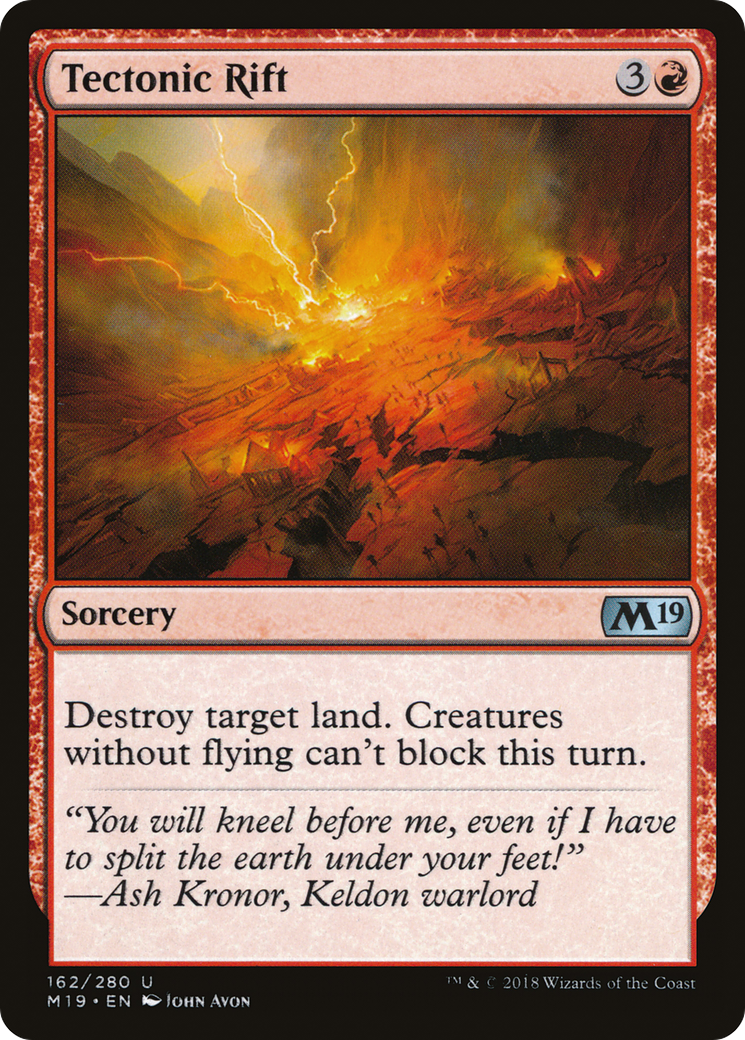 {C} Tectonic Rift [Core Set 2019][M19 162] - Misty Mountain Games