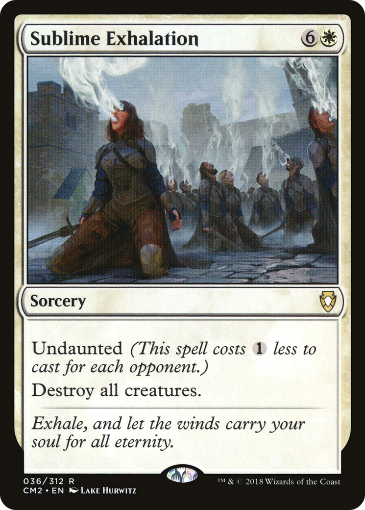 {R} Sublime Exhalation [Commander Anthology Volume II][CM2 036] - Misty Mountain Games