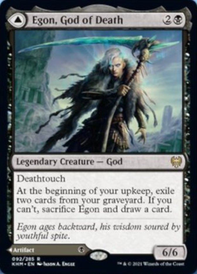 {R} Egon, God of Death // Throne of Death [Kaldheim][KHM 092]
