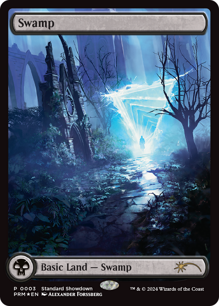 {B} Swamp (Standard Showdown) [Murders at Karlov Manor Promos][SS PRM 003]