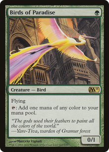 {R} Birds of Paradise [Magic 2011][M11 165] - Misty Mountain Games