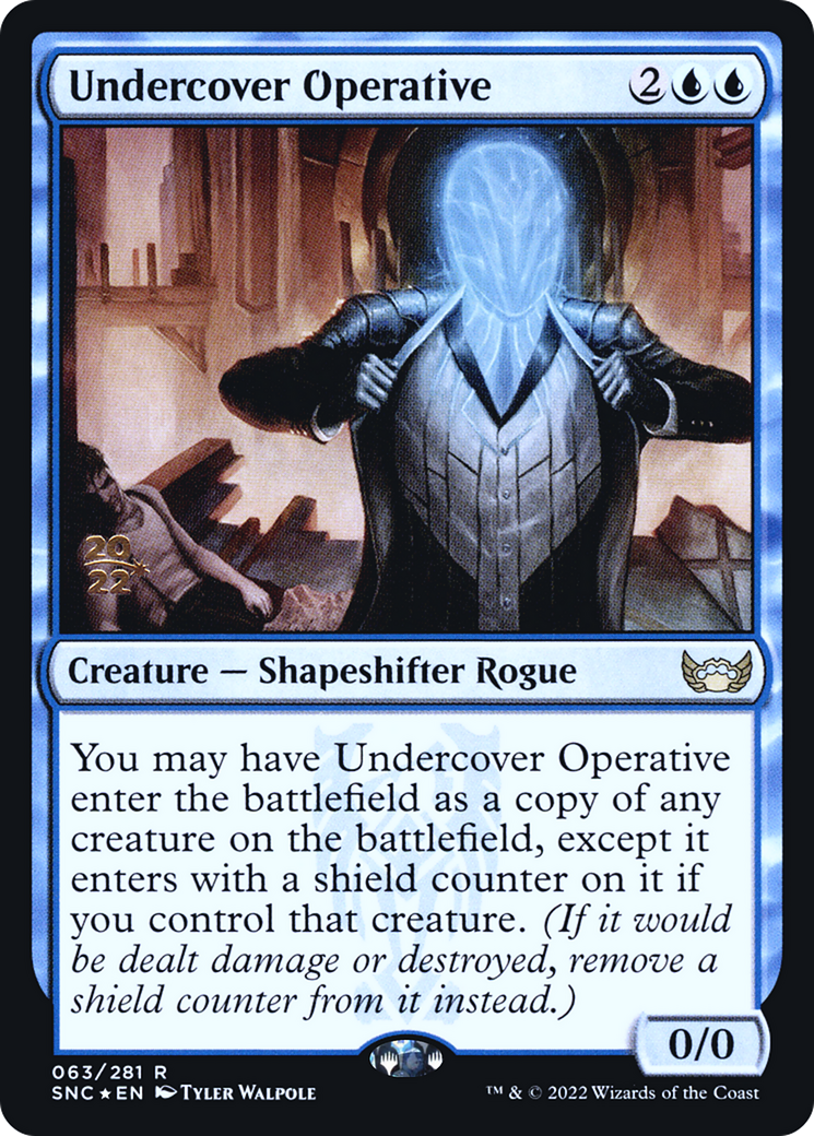 {R} Undercover Operative [Streets of New Capenna Prerelease Promos][PR SNC 063]