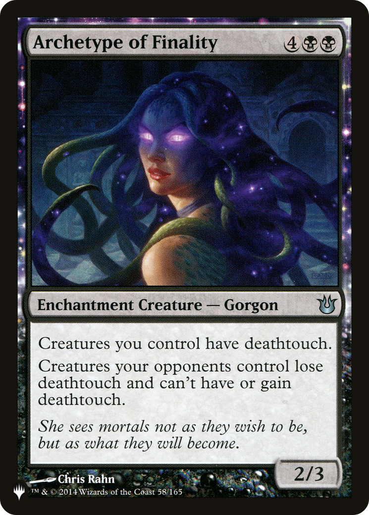 Archetype of Finality [LIST 58/165] : (enchantment)