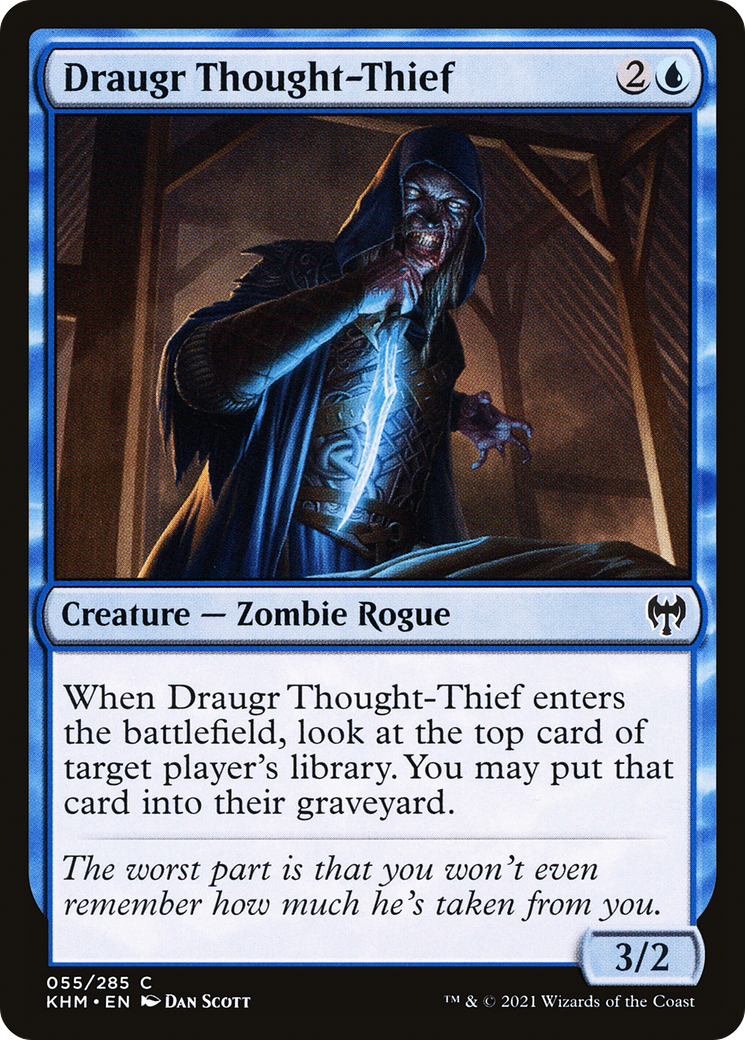 {C} Draugr Thought-Thief [Kaldheim][KHM 055]