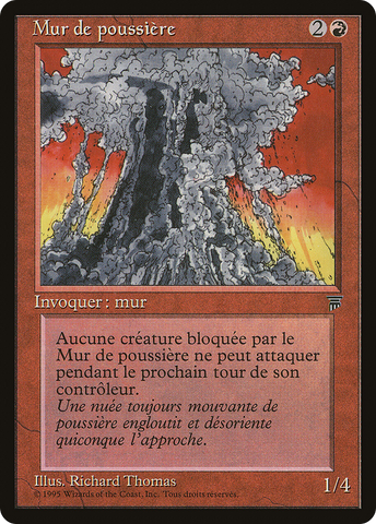 {C} Wall of Dust (French) - "Mur de poussiere" [Renaissance][REN 097]