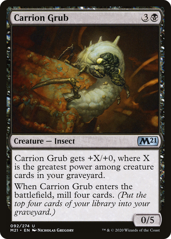 {C} Carrion Grub [Core Set 2021][M21 092]