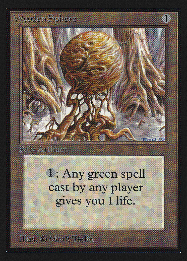 {C} Wooden Sphere [International CollectorsÃ¢Â€Â™ Edition][GB CEI 277]