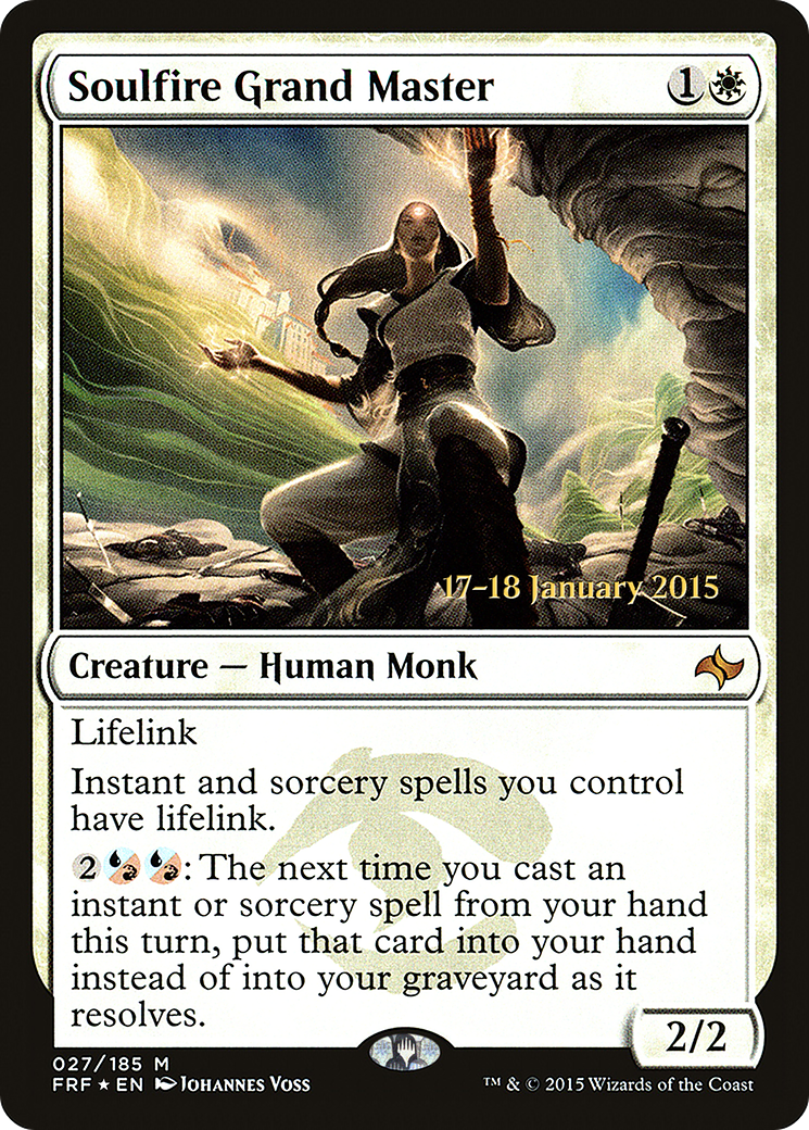{R} Soulfire Grand Master [Fate Reforged Prerelease Promos][PR FRF 027] - Misty Mountain Games