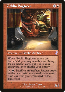 {R} Goblin Engineer (Timeshifted) [Time Spiral Remastered][TSR 345]