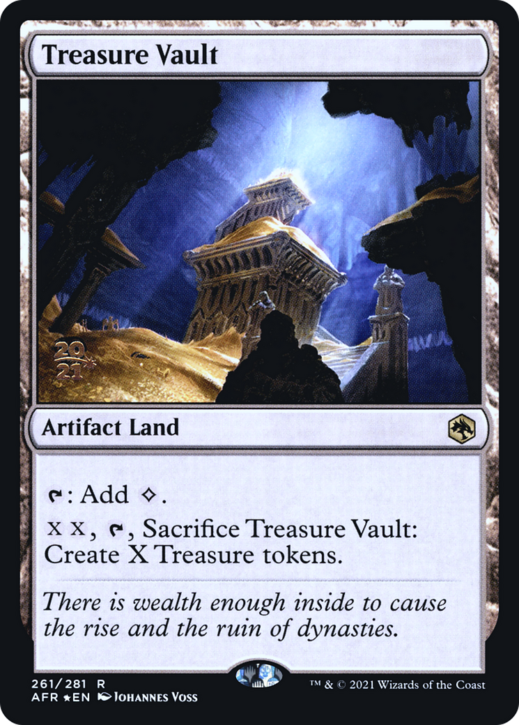 {R} Treasure Vault [Dungeons & Dragons: Adventures in the Forgotten Realms Prerelease Promos][PR AFR 261]