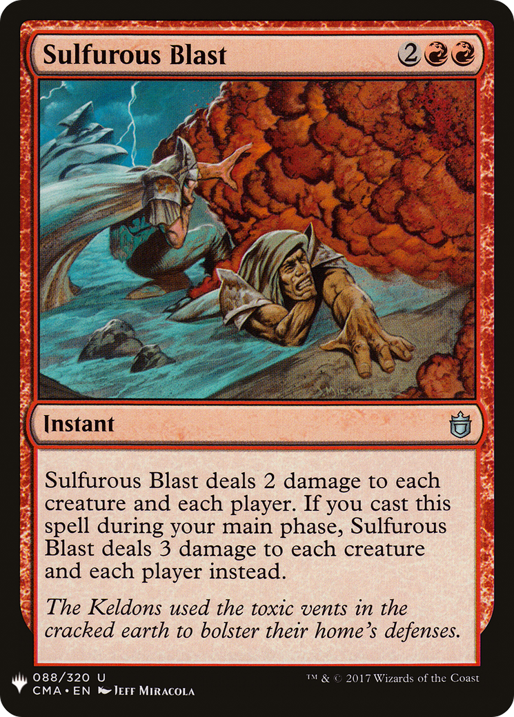 {C} Sulfurous Blast [Mystery Booster][LS CMA 088]