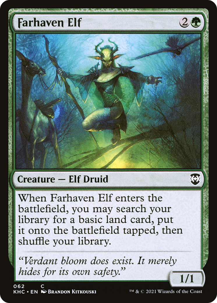 {C} Farhaven Elf [Kaldheim Commander][KHC 062]